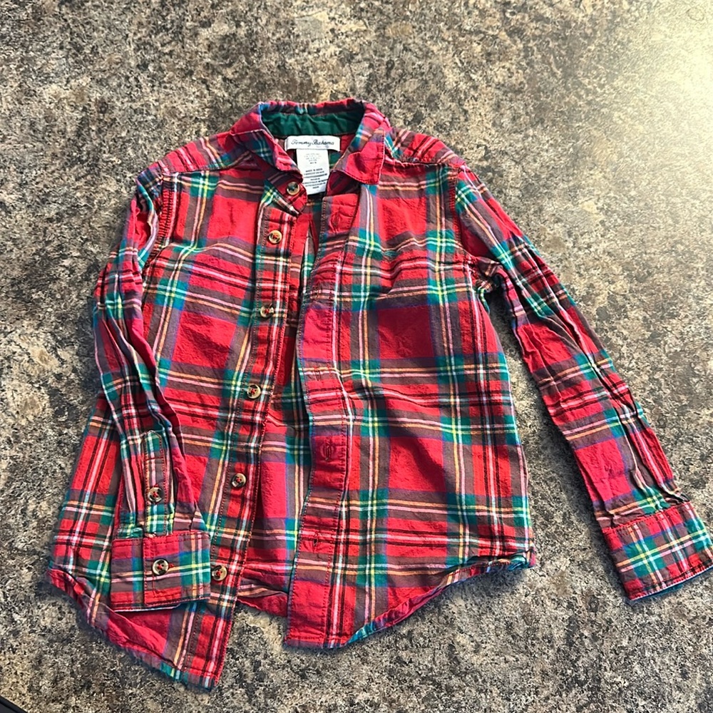 Little Boys Tommy Bahama Button up shirt size S 5/6